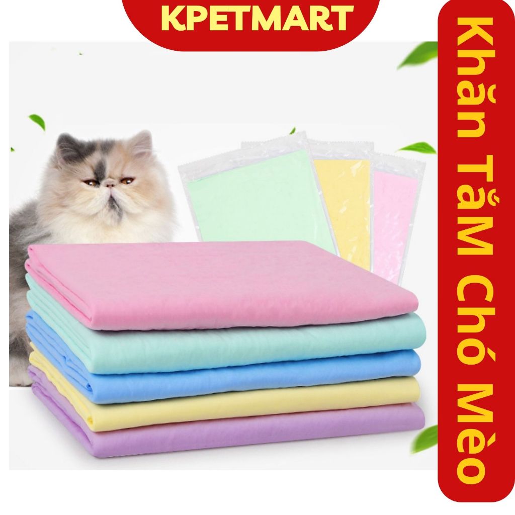 Khăn Tắm Siêu Thắm Hút Cho Chó Mèo