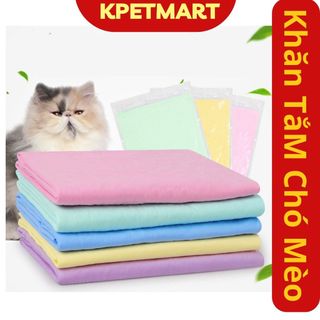 Khăn Tắm Siêu Thắm Hút Cho Chó Mèo