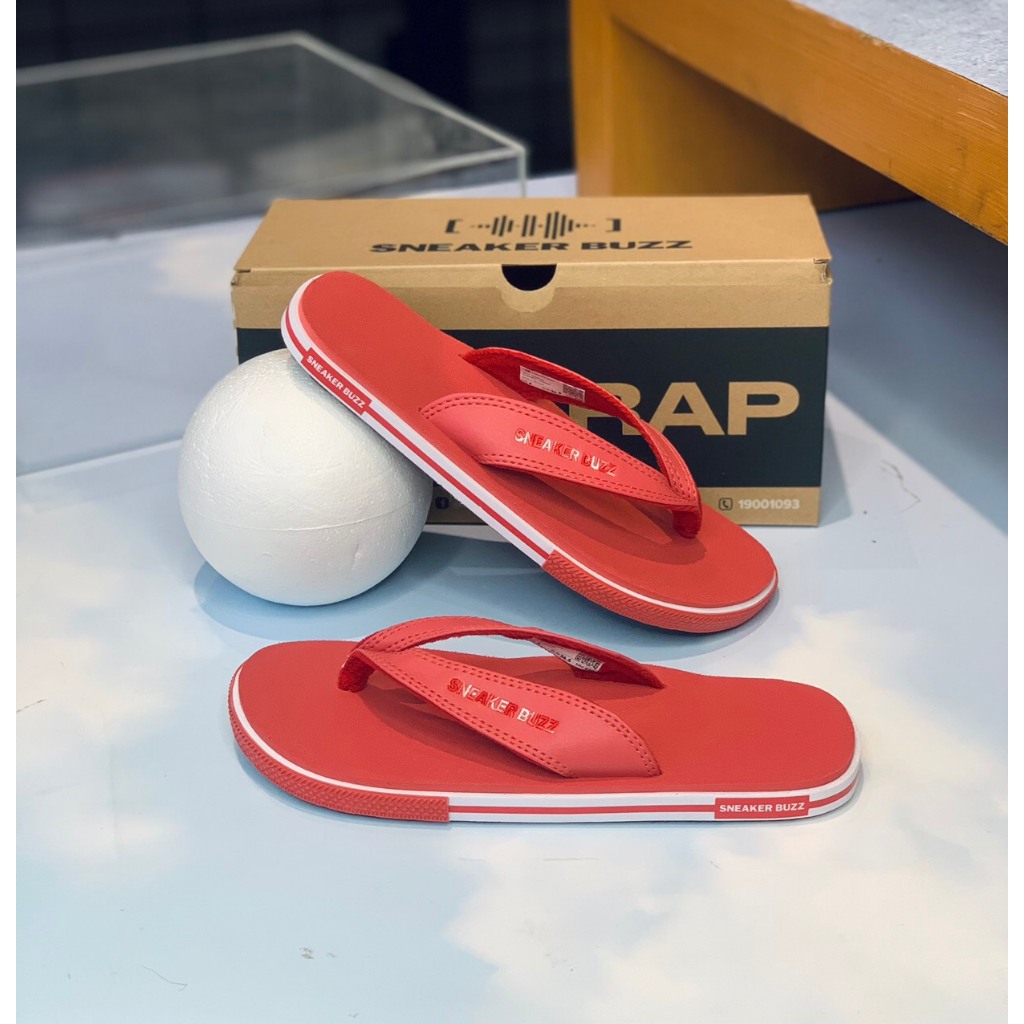 Dép Sneaker Buzz đỏ hồng chính hãng 1SB0043