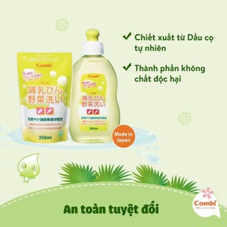 Combo Nước Rửa Bình COMBI (1 chai + 1 túi) khoaitayshop18