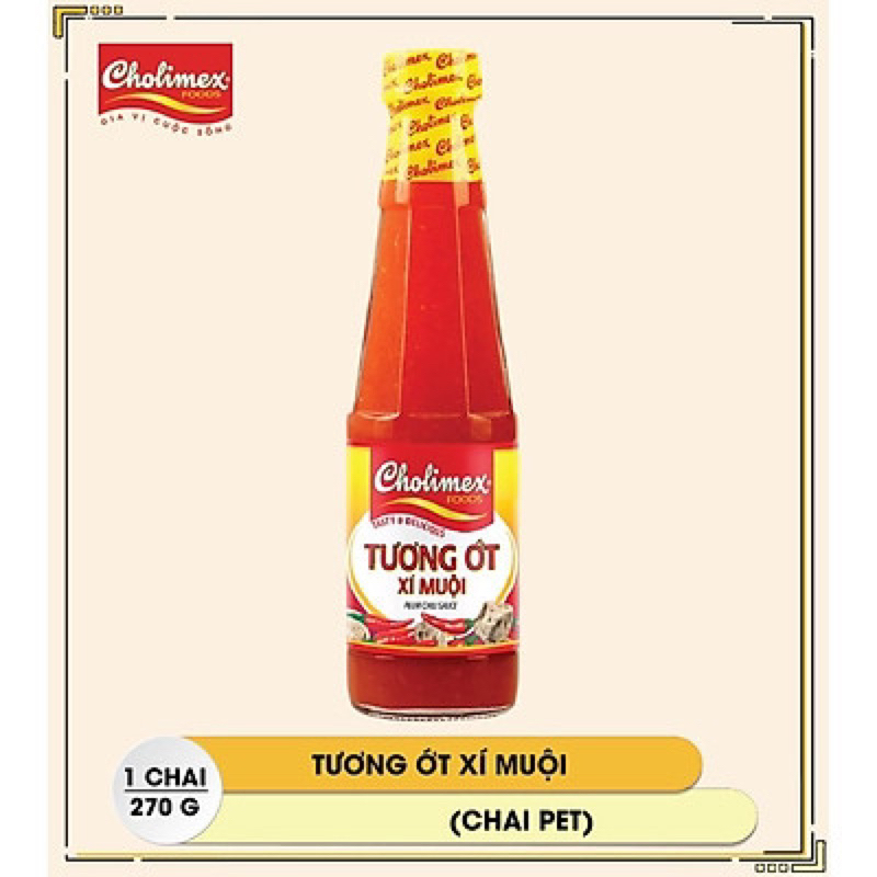 Tương ớt /Tương cà /tương đen Cholimex chai 270g