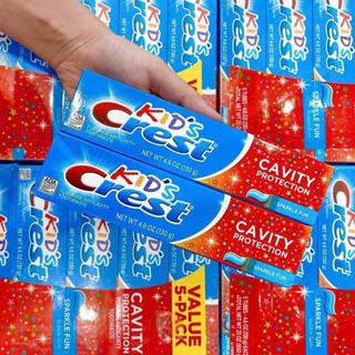 Kem đánh răng crest cho bé 130g nhập khẩu từ Mỹ