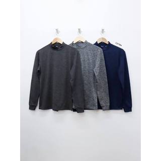 C2794 - áo thun cổ lọ bfl tay dài trơn