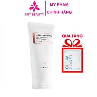 Sáp tẩy trang Lanci Lacto Cleansing 100ml Hàn Quốc Mit Beauty làm sạch lớp trang điểm bụi bẩn bã nhờn