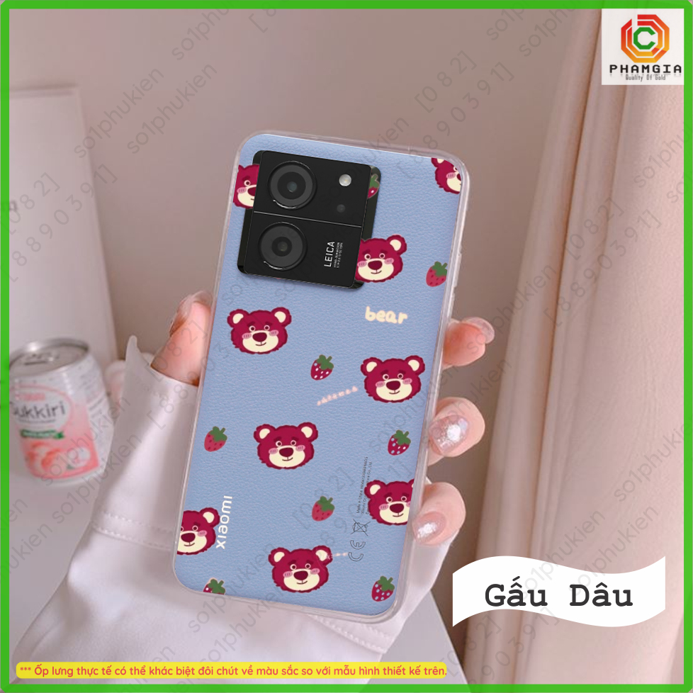 Ốp lưng dẻo trong suốt Xiaomi 13T / 13T Pro / Xiaomi Redmi K60 Ultra in hình mẫu thiết kế họa tiết chibi dễ thương, đẹp