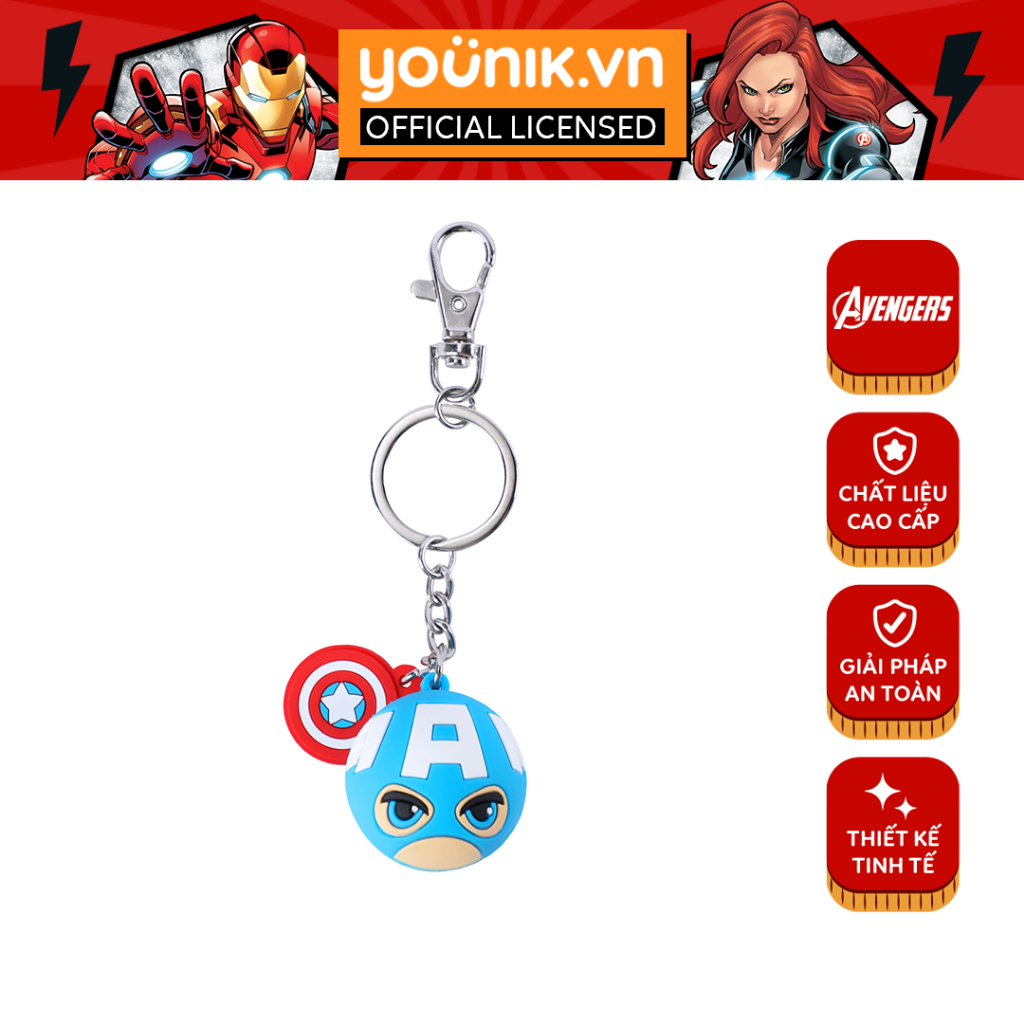 Móc khoá Younik  PVC Spider-Man/Ironman