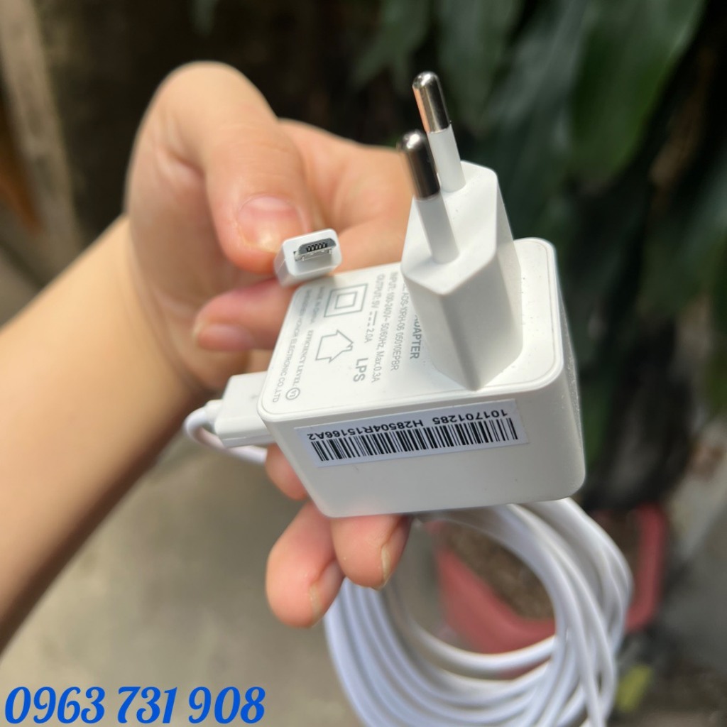 Bộ, Nguồn, Dây Ezviz USB 5V 1A, 2A dùng cho Camera Wifi Ezviz, Imou , sạc điện thoại - Hàng Chính Hãng