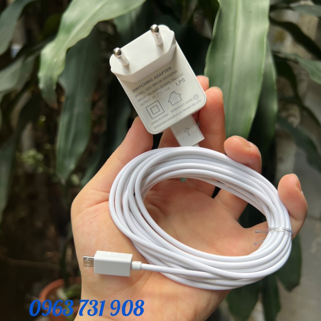 Nguồn Xiaomi 5V 2A chân Micro Chính Hãng Cho Camera IP Wifi - Xiaomi 5v2a - Nguồn 5v2a