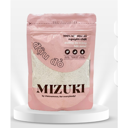 Bột Đậu Đỏ Mizuki  Nguyên Chất 100% Organic Ủ Trắng Sáng Da