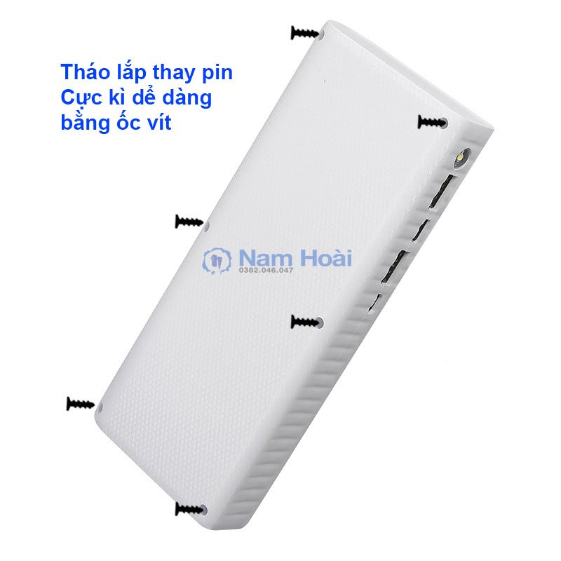 Box Sạc Nhanh 5 Cell Pin 21700 Sạc Không Dây 15W Tháo Lắp Dể Dàng