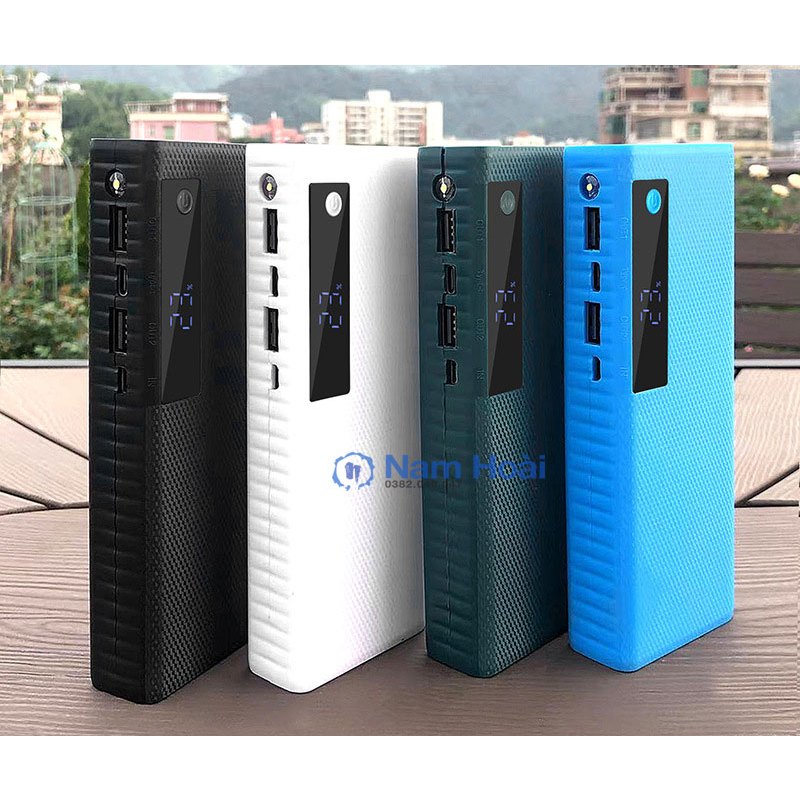 Box Sạc Nhanh 5 Cell Pin 21700 Sạc Không Dây 15W Tháo Lắp Dể Dàng