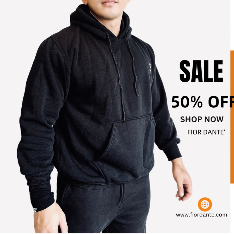 Áo Hoodie Local Brand Unisex Thiết Kế In Hình FIOR DANTÉ Premium - Màu Đen