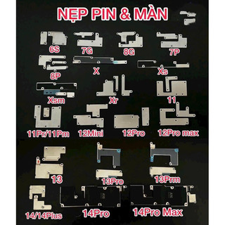 Nẹp pin + màn kèm ốc cho iphone. ( 6 -14prm )
