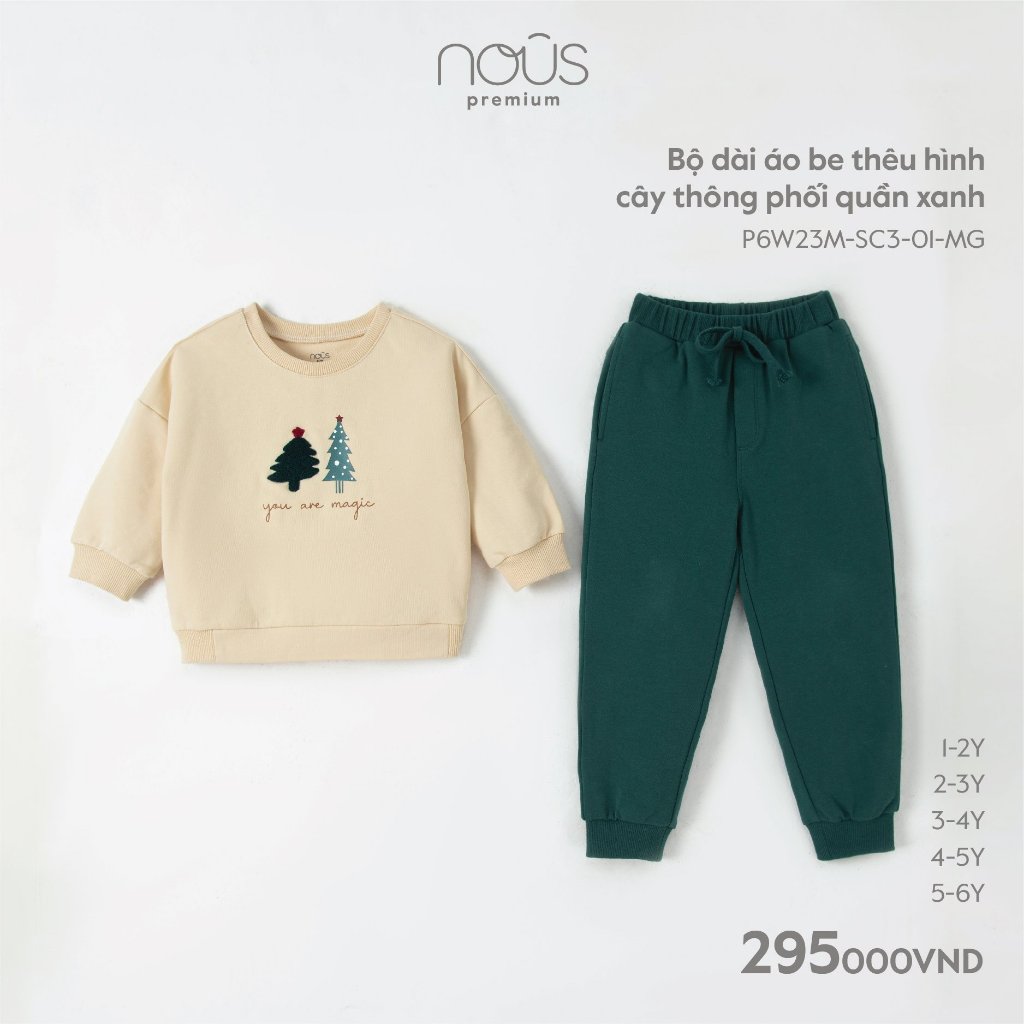 Bộ quần áo dài tay Nous Kid Xmas 2023