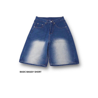 Air blue baggy short - quần ngắn whose wash 1051