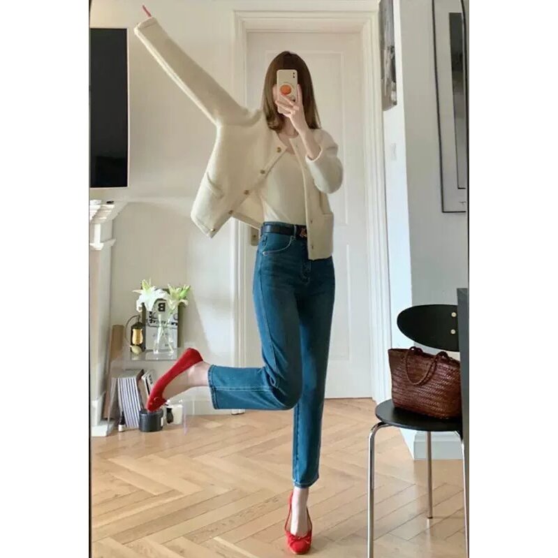 Áo len nữ mỏng phong cách Pháp Hot 2023