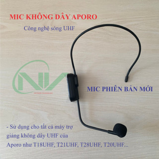 Mic trợ giảng không dây chính hãng uhf aporo, sử dụng cho t18uhf, t21uhf, t28uhf, t30uhf...