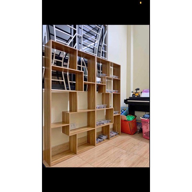 Kệ Sách Để Sàn Nhiều Ngăn - Giá Kệ Hình Chữ U