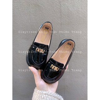 [ ẢNH THẬT ] Giày lười búp bê Miu Miu và Min Min cho bé cực xinh da mềm đế khâu hàng L1, giày bệt miu miu xinh cho bé