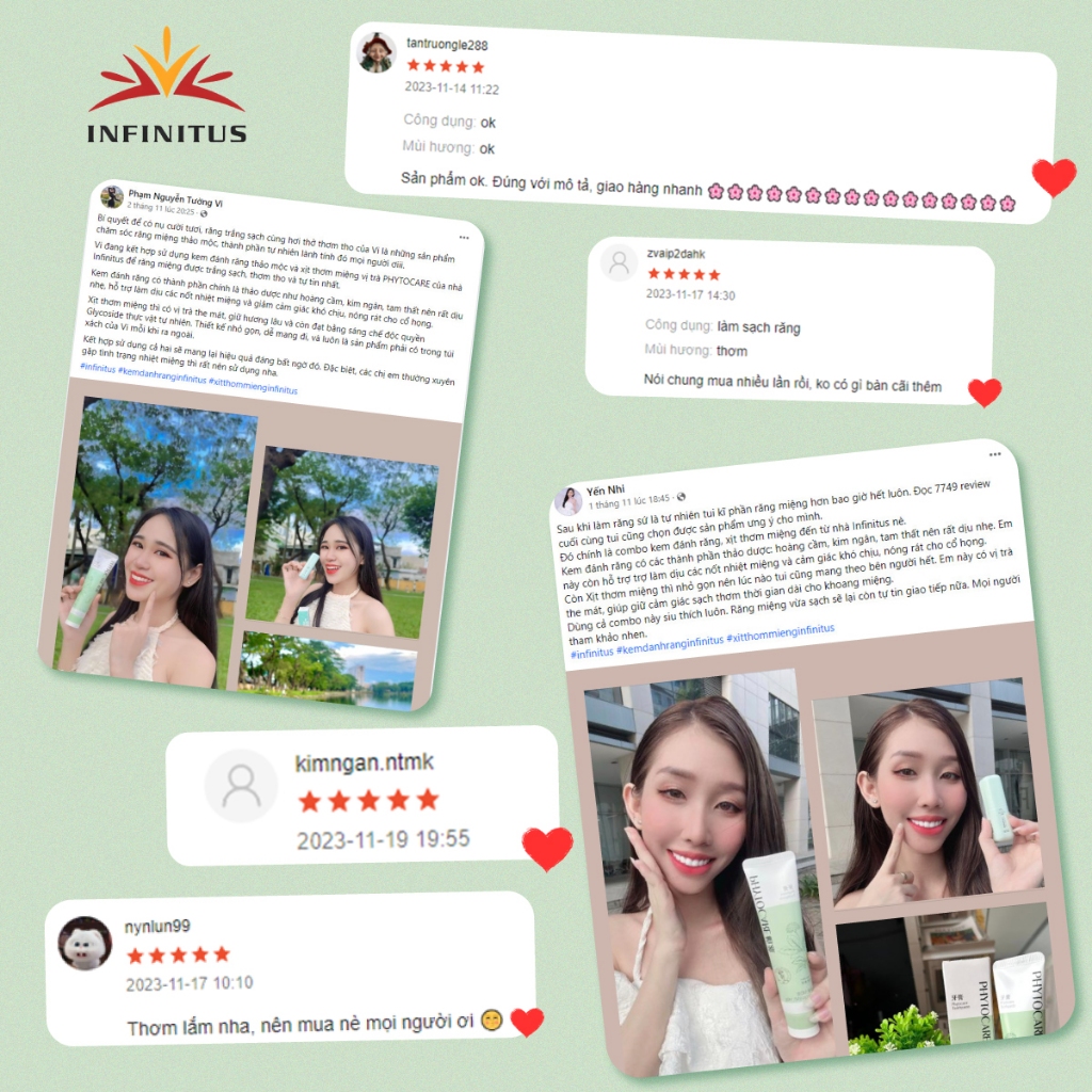 KEM ĐÁNH RĂNG INFINITUS GIẢM NHIỆT MIỆNG, THƠM MIỆNG, ĐÁNH BAY MẢNG BÁM