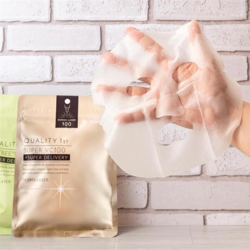 Mặt nạ dưỡng da chuyên sâu Quality 1st Derma Laser gói 7 miếng - Nội địa Nhật Bản