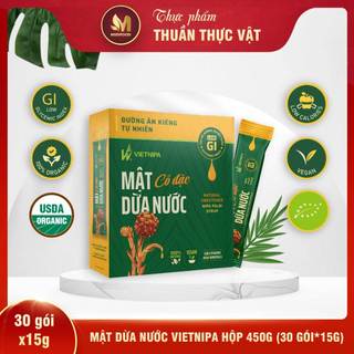 Mật dừa nước vietnipa 450g - thực phẩm cho người tiểu đường, ăn kiêng, ăn chay, chỉ số đường huyết thấp