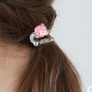 🧚🏻‍♀️Ganten🧚🏻‍♀️Dây Cột Tóc Co Giãn Hình Hello Kitty / Ếch Dễ Thương Cho Nữ