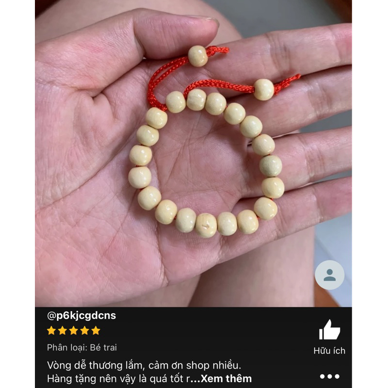 Vòng Dâu Tằm Cho Bé Sơ Sinh Đeo Tay/ Đeo Chân