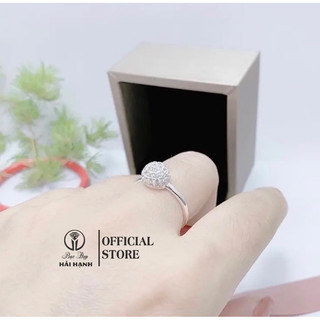 Nhẫn cầu đá cho nữ bạc ta HHJ