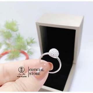 nhẫn cầu đá cho nữ bạc ta HHJ
