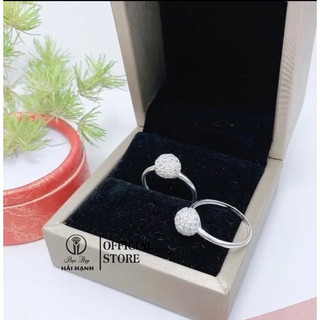 nhẫn cầu đá cho nữ bạc ta HHJ