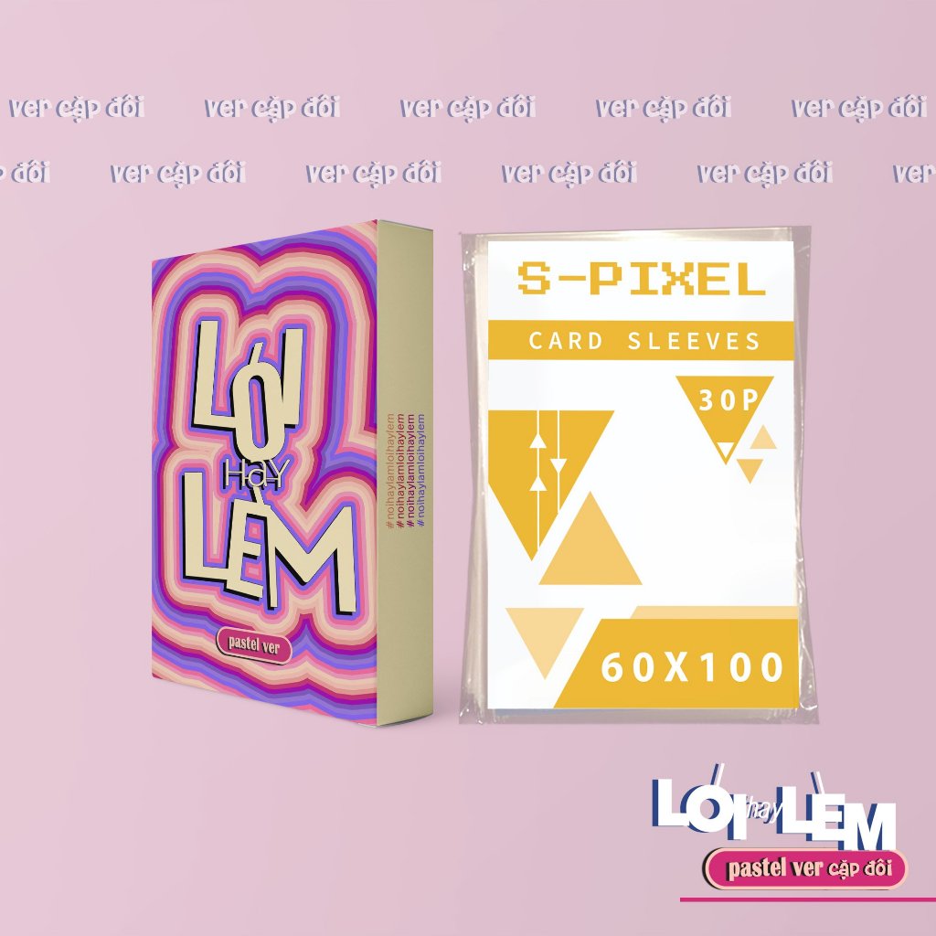 Bộ bài Nói Hay Làm Offical, Lói Hay Lèm 30 lá Drinkinggame truth or dare Việt hoá dành cho nhóm bạn