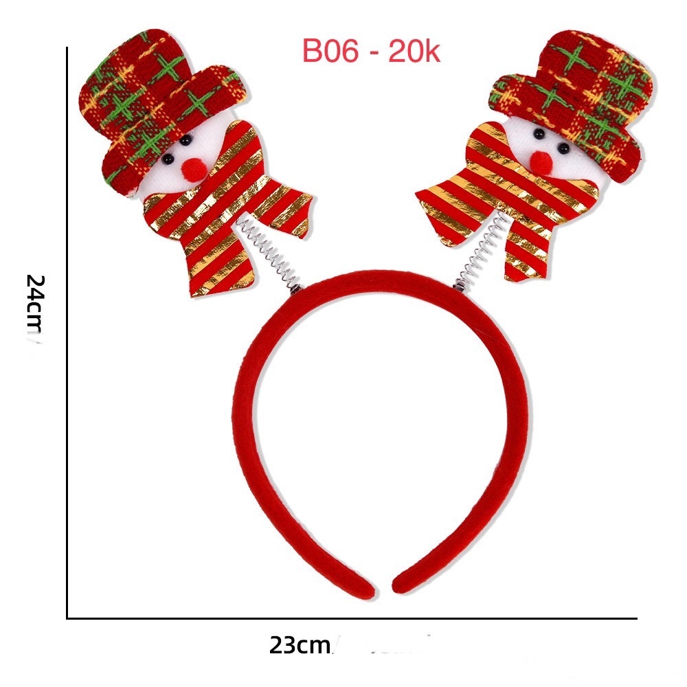 Bờm Tóc Sừng Hiêu Tuần Lộc Giáng Sinh Đáng Yêu Dành Cho Bé  - Quà Tặng Giáng Sinh