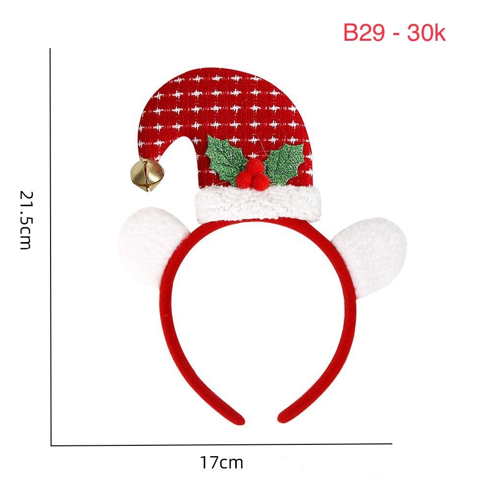 Bờm Tóc Sừng Hiêu Tuần Lộc Giáng Sinh Đáng Yêu Dành Cho Bé  - Quà Tặng Giáng Sinh