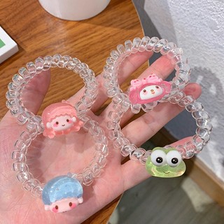 🧚🏻‍♀️Ganten🧚🏻‍♀️Dây Cột Tóc Co Giãn Hình Hello Kitty / Ếch Dễ Thương Cho Nữ