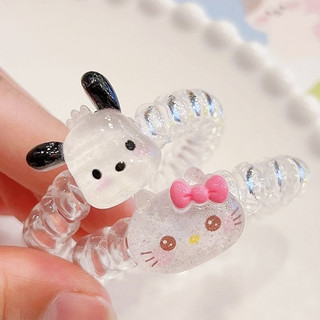 🧚🏻‍♀️Ganten🧚🏻‍♀️Dây Cột Tóc Co Giãn Hình Hello Kitty / Ếch Dễ Thương Cho Nữ