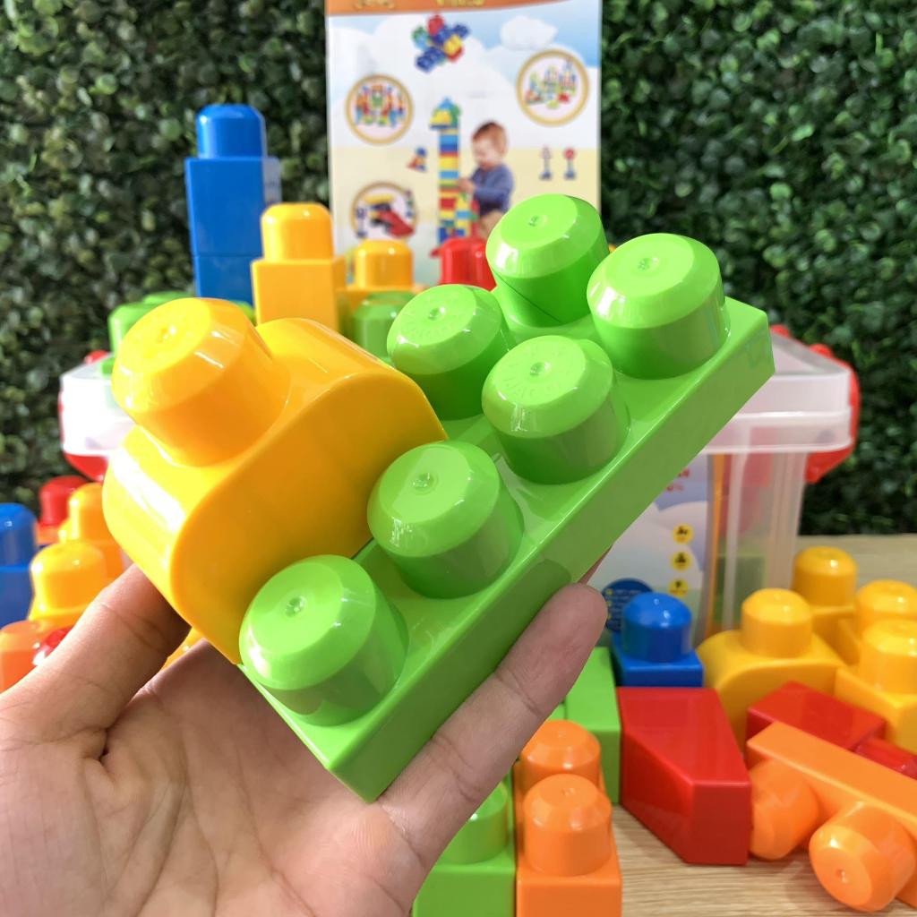Đồ Chơi Xếp Hình Bằng Nhựa Đa Màu Sắc Cho Bé Thỏa Sức Sáng Tạo, Phát Triển Trí Tuệ