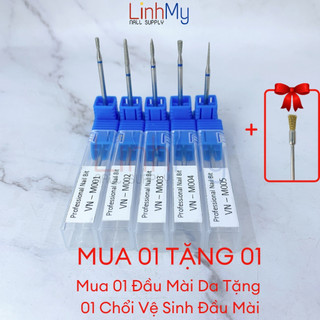 Đầu mài khóe đầu mài da nhám medium - đầu mài nhặt da mài khóe da - đầu mài móng tay móng gel chuyên dụng cho thợ nail.