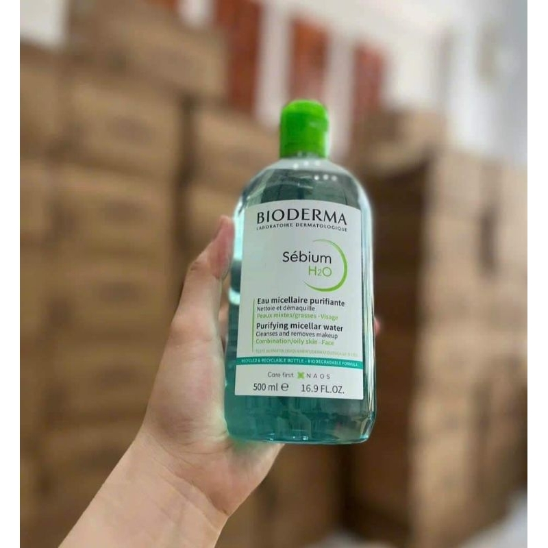 Nước tẩy trang Bio.derma Sensibio H20 500ml dành cho da dầu da hỗn hộp | BigBuy360 - bigbuy360.vn