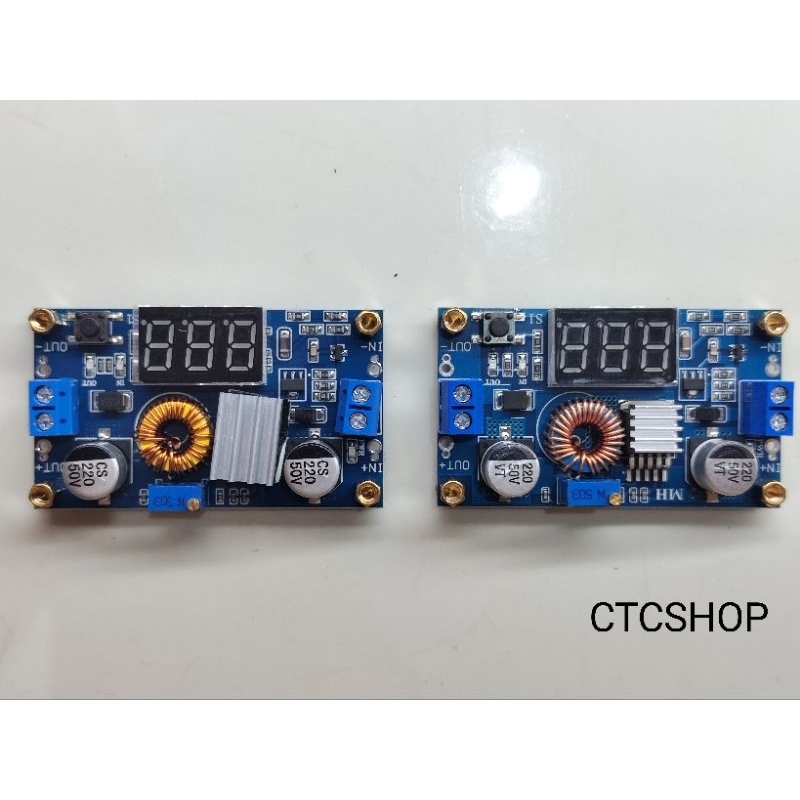 Mạch Hạ Áp p DC-DC XL4015 Có LED 1.25-36VDC- 5A Sạc Siêu Tụ