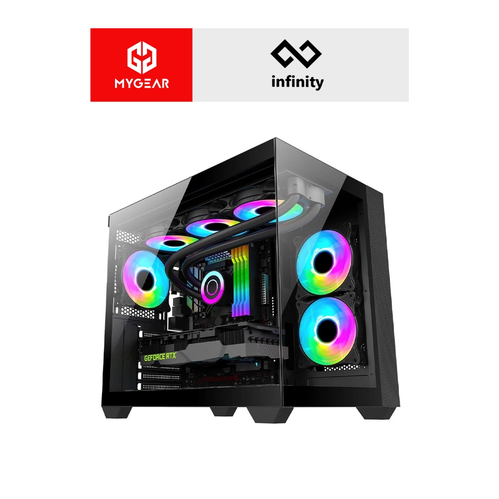 Vỏ case máy tính Infinity Cube A – ATX Gaming Chassis- Hàng chính hãng - Giá siêu rẻ