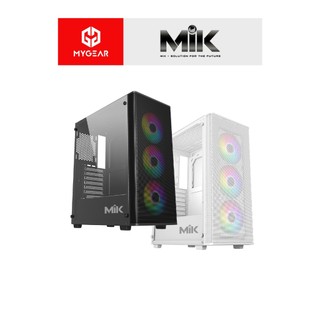 Vỏ case máy tính mik aion 3fa black sẵn 3 fan rgb- hàng chính hãng - giá siêu rẻ