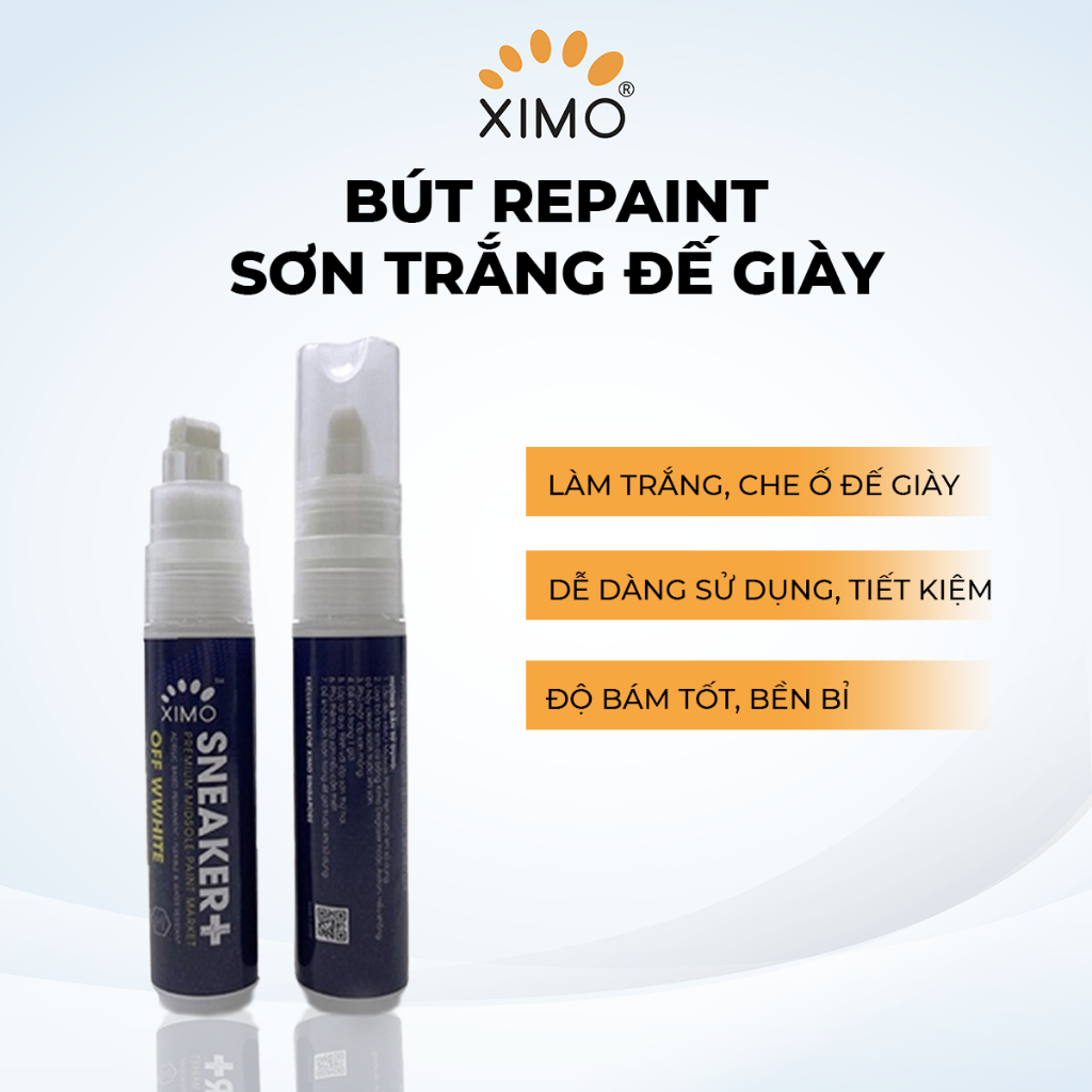 Bút Repaint sơn trắng đế giày, che ố vàng, làm mới phục hồi giày Ximo Midsole Paint Pen XI23