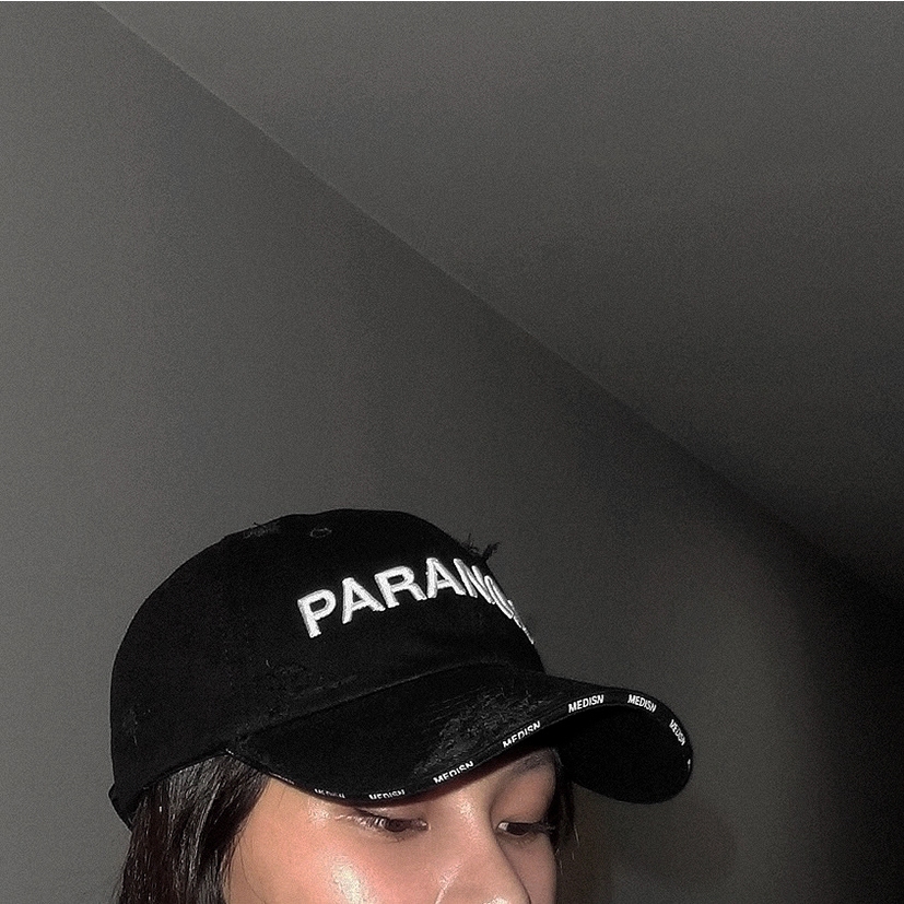 MEDISN - Nón lưỡi trai PARANOID BLACK CAP/ DIS