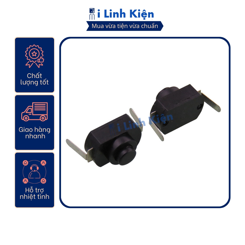 Công tắc đèn pin 2P chân cắm YT-1288