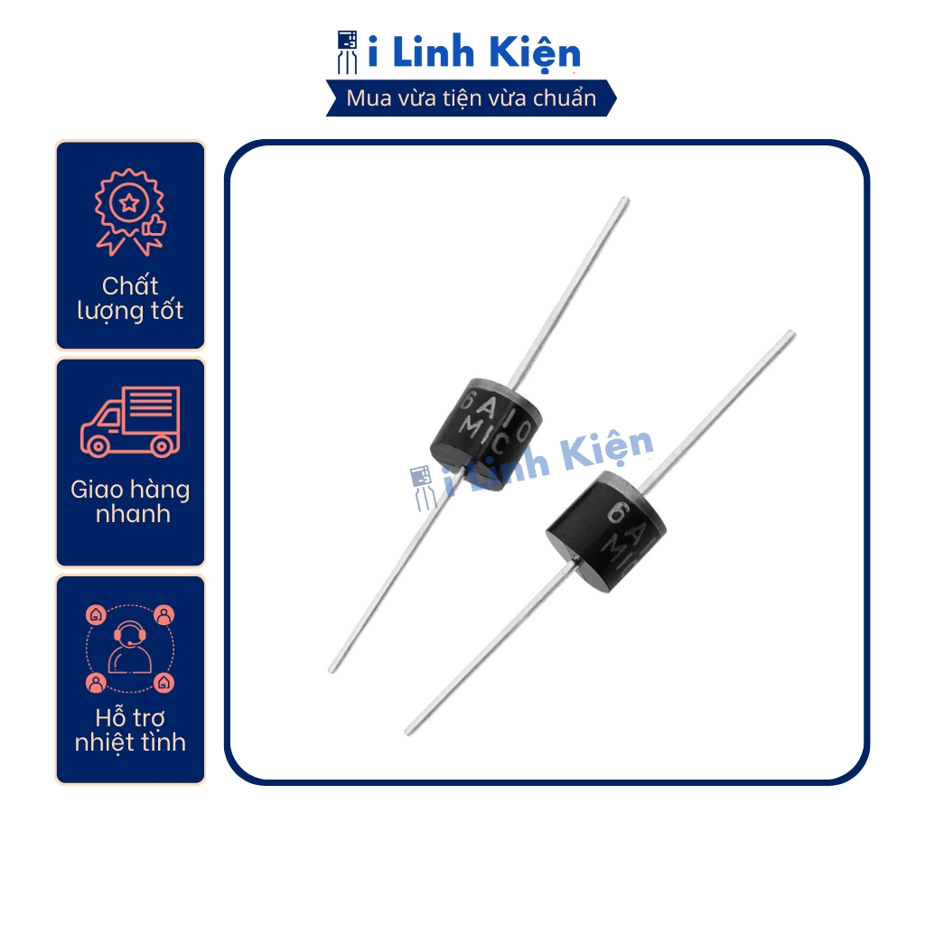6A10 Diode chỉnh lưu 6A 1000V