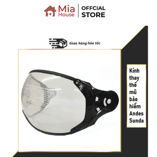 Kính thay thế mũ bảo hiểm Andes Sunda - kính nhiều màu - kính chính hãng