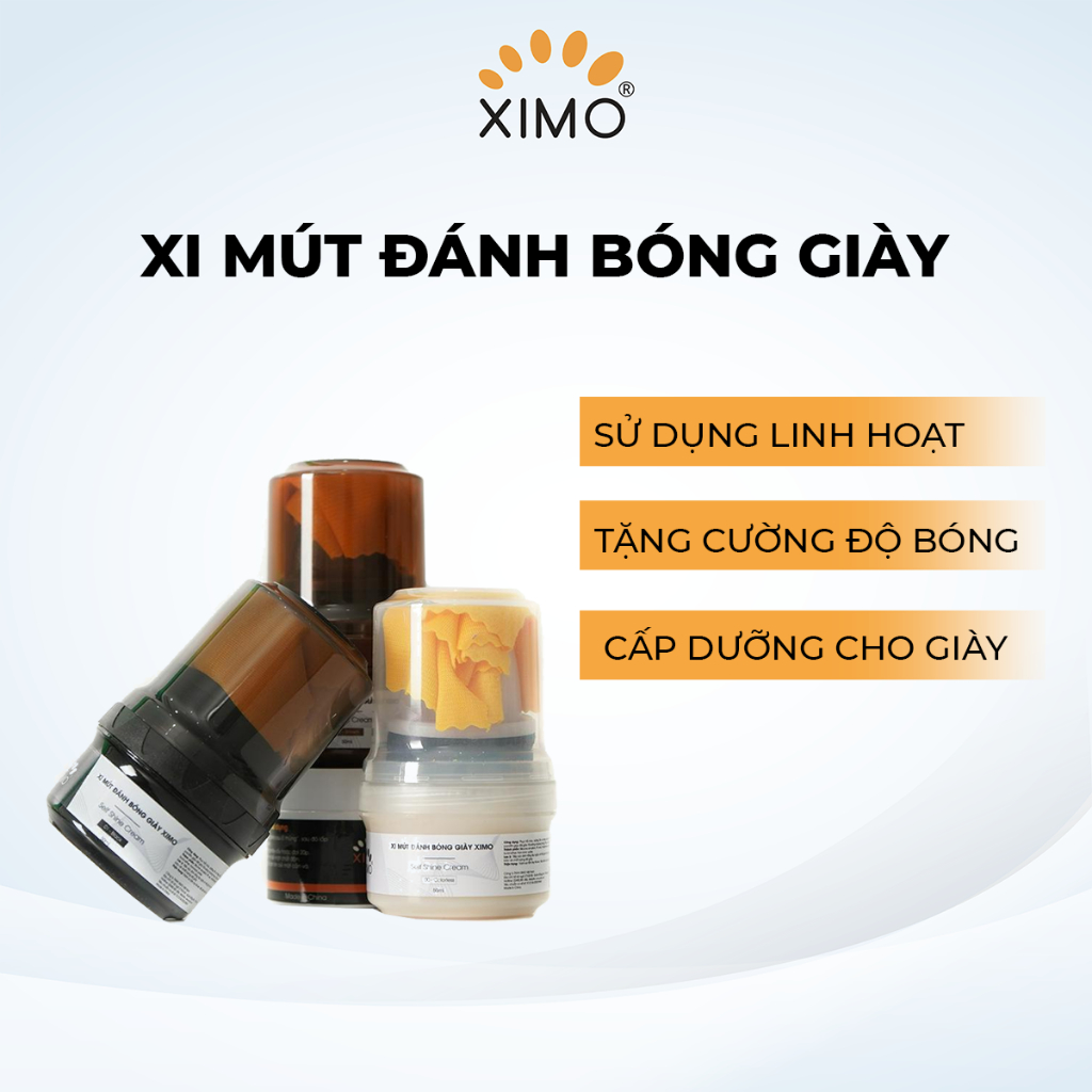 Xi mút đánh bóng giày Ximo Self Shine Cream 50ml