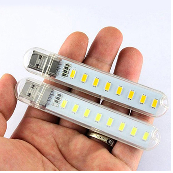 Đèn Led sáng cổng Micro USB / USB - 5V, dây cáp kim loại, cáp on off