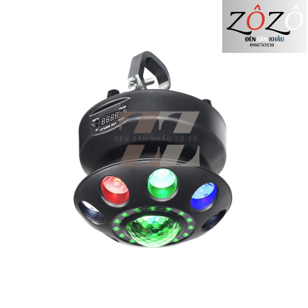 Đèn nấm đĩa bay UFO LED Disco 3in1